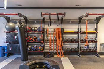 Equipped fitness center